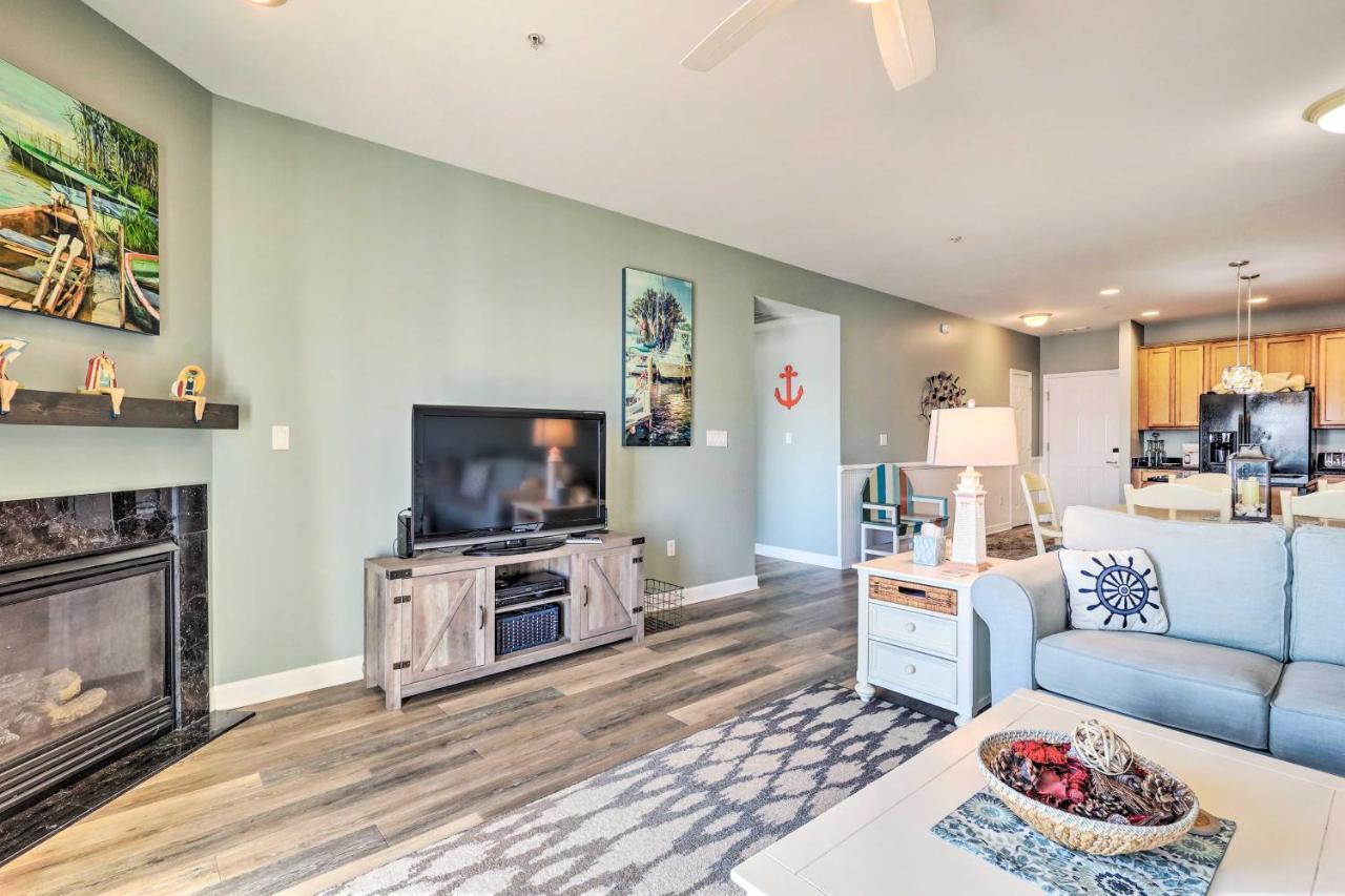 Downtown Ocean City Condo Balcony With Inlet View Zewnętrze zdjęcie